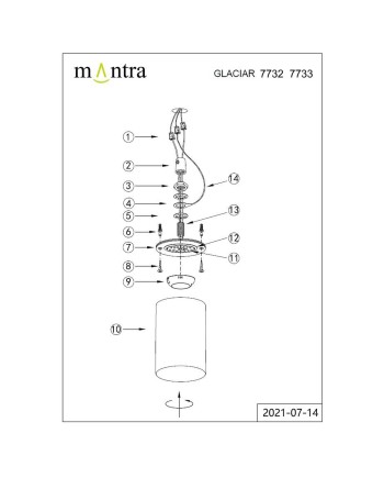 ***OFER/DES*** GLACIAR * FOCO LED MEDIANO 9W 4000K - IP44